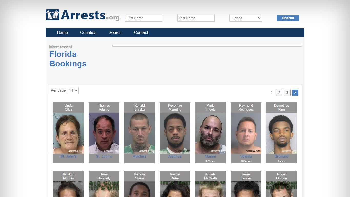 Florida Arrests and Inmate Search